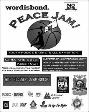 Word is Bond Peace Jam poster