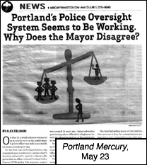 Portland Mercury article, May 23