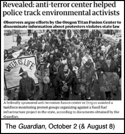 Guardian article on the police spying on activists