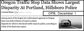 OPB article on traffic stop bias