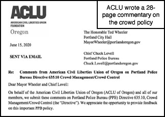 image of ACLU commentary on crowd 
policy]
