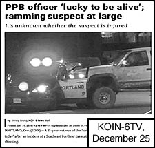 [image of police car from KOIN-6TV article, Dec 
25th]
