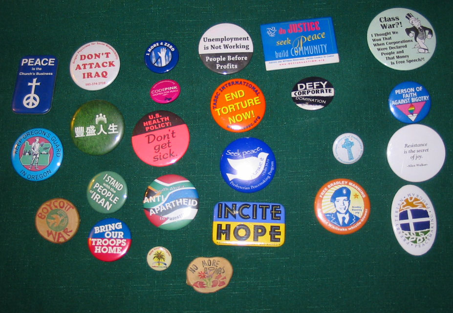 [PJW buttons available]