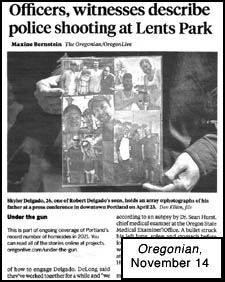 [image of Oregonian article]