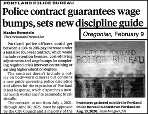 [image of February 9th Oregonian 
article]