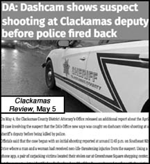[<i>Clackamas Review</i>, May 5]