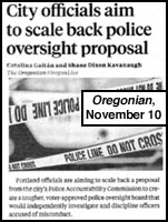 [<i>Oregonian</i> November 10 article]